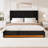 Velvet Led Upholstered Headboard Bed Frame With 4 Storage Drawers-1073745032-1073745029