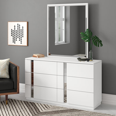Augie 55 " W 6 - Drawer Dresser