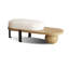 Burlywood Upholstered Bench