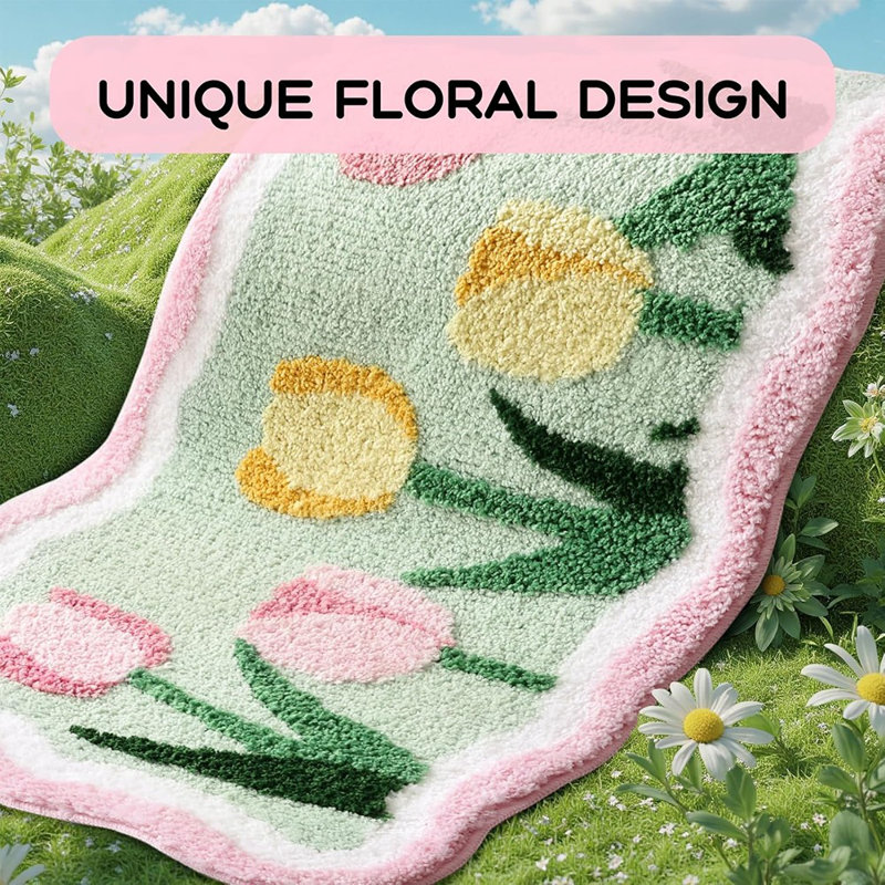 Floral Bath Mat - Multi