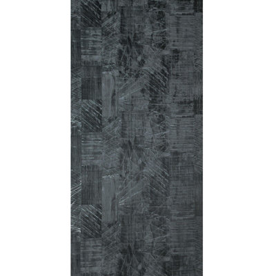 Papier peint texturé gris anthracite Geo Lines