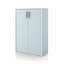 Bibliothèque de rangement en bois à 3 niveaux avec portes H 35,5 "Breayla-323068633