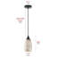 Luminaire suspendu réglable à 1 lumière à intensité variable E26-1090002033