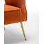 Fauteuil d'appoint en velours Chynna-1662602966