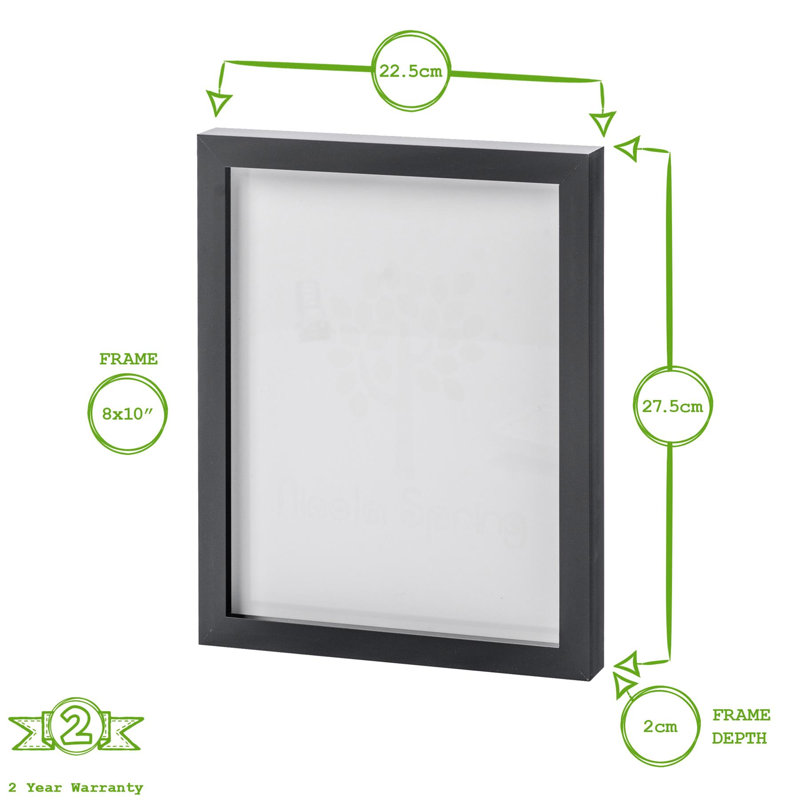 Photo Frames with 5" x 7" Mount - 8" x 10" - White/Ivory, White, 22.50cm W x 27.50cm H x 2cm D