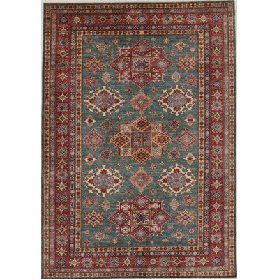Traditional One-of-a-Kind Rectangle 5'8" X 8'8" Wool Area Rug