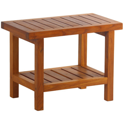 Banc de douche en teck Spa
