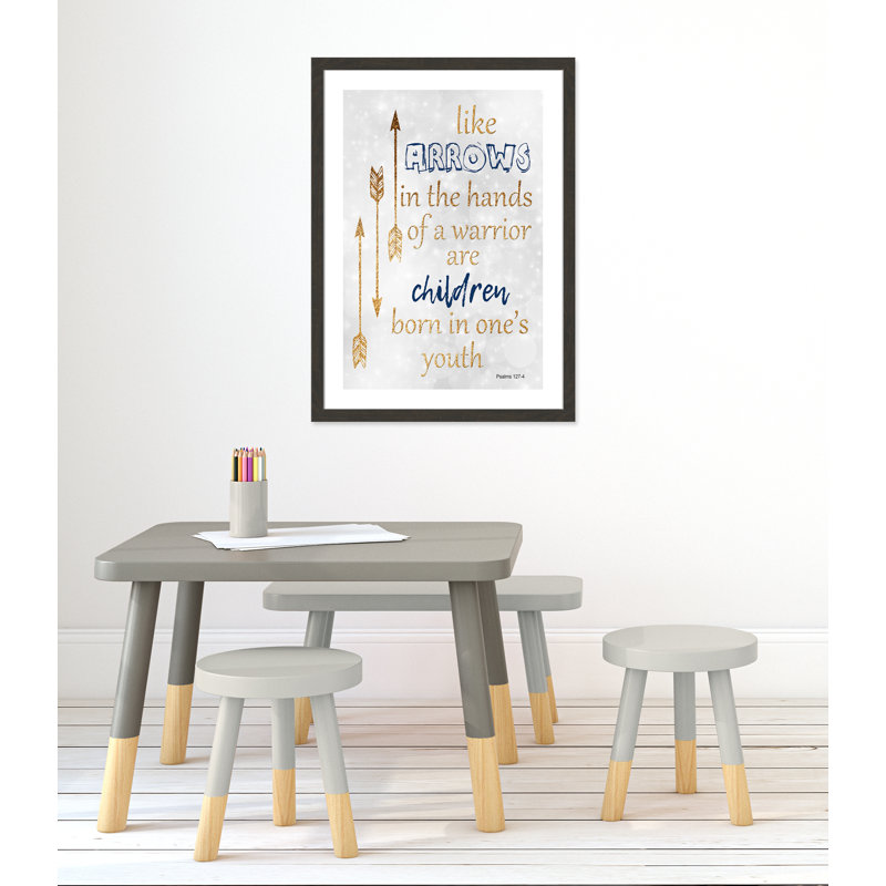 Impression sur papier pour enfants, H 34,5 po x l 24,5 po x P 0,6 po, Encadré plat à grain de bois noir