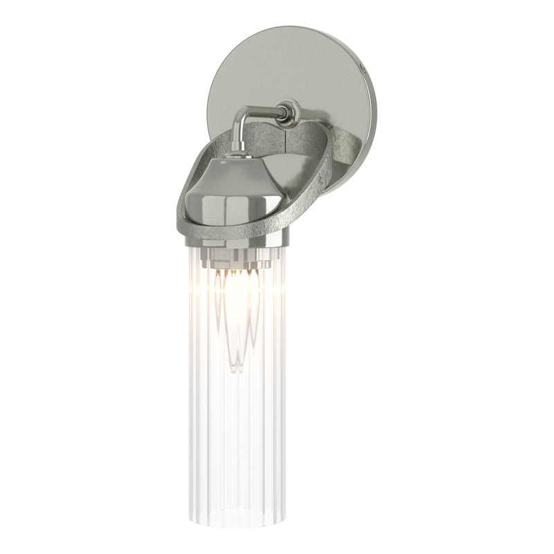 Bow 1 - Light Dimmable Bath Sconce, Sterling