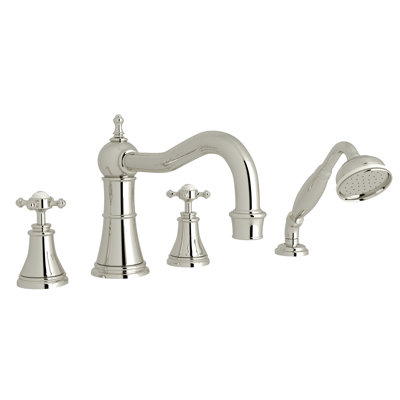 Robinet de baignoire 4 trous à fixation sur le comptoir Georgian Era