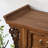 Solid Old Elm Wood Console Cabinet