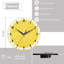 Horloges murales SPUNKER, horloge murale 10 po, jaune citron