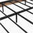 Full Size Floating Bed Frame With LED Lights, Heavy Duty Metal Platform For Modern Bedrooms - Brown-730376001