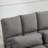 Convertible Floor Sofa Chair, Folding Couch Bed, Guest Chaise Lounge With 2 Pillows, Adjustable Backrest And Headrest-484813897-484813898