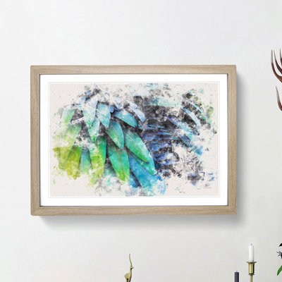 Parrot Feathers - Framed Print