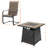 Gonsalve Square 2 - Person 28.2'' Long Fire Pit Table Dining Set