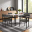 Dining Chairs Set Of 4 Upholstered Armchairs-1173360673-1145063944