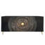 Bois, console rectangulaire 63 x 30, noir, H 30 po - 63 po x 15 po x 30 po