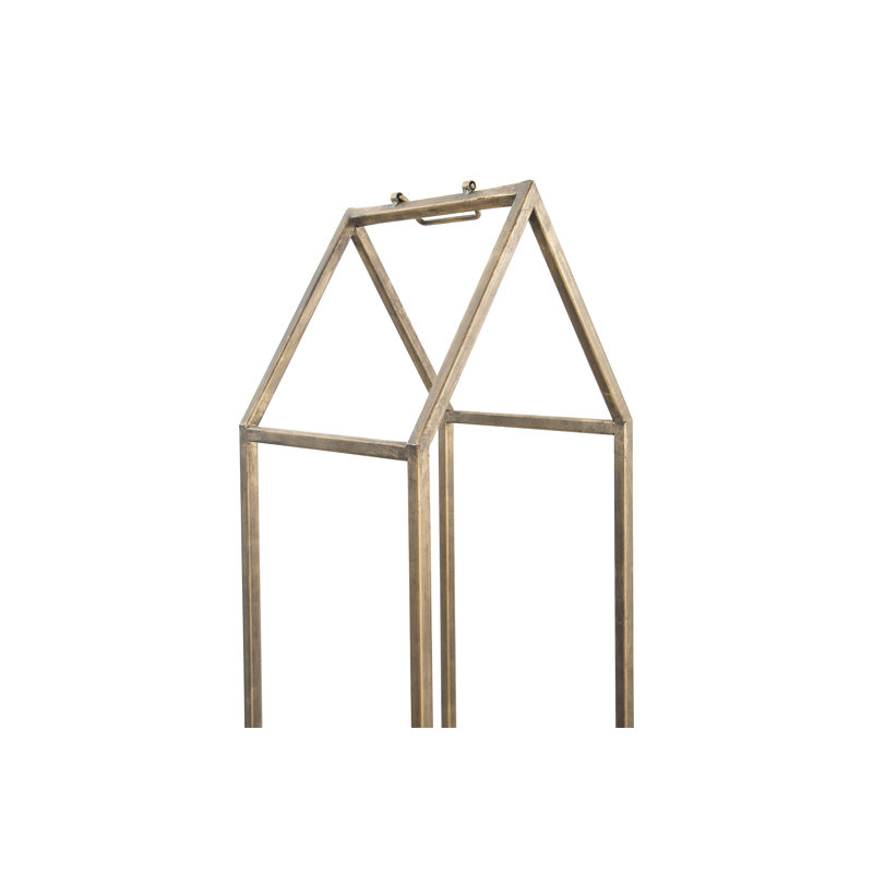 30.8cm W Metal Log Rack, Gold