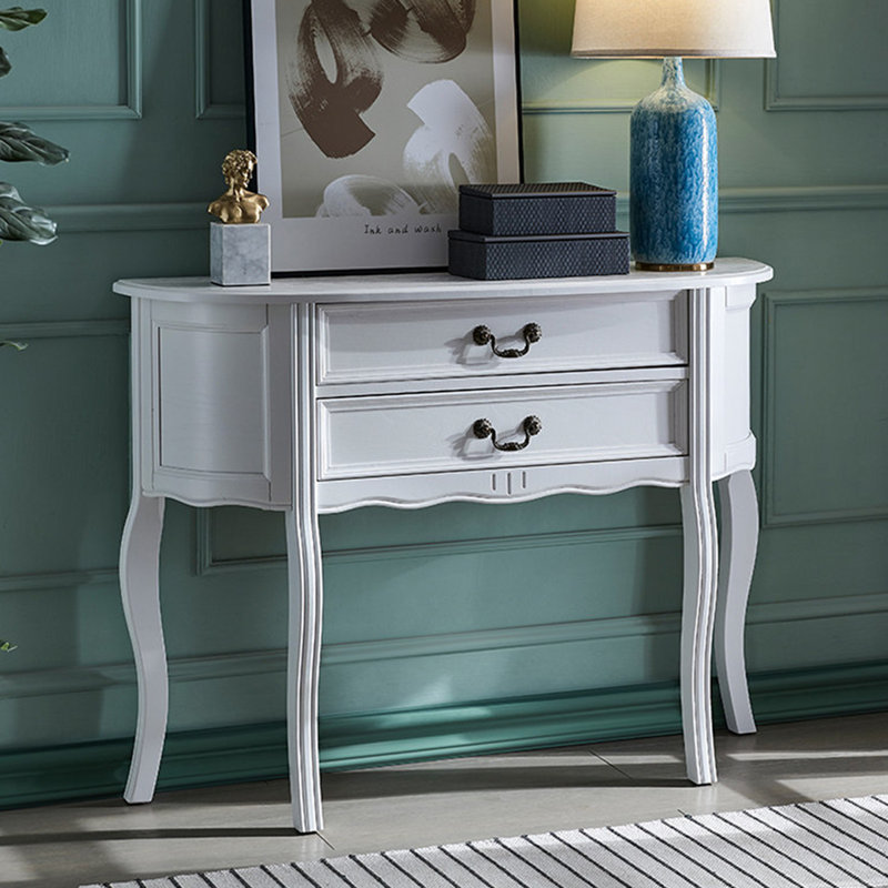 Console Retro, 31.5, Blanc