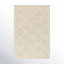 Tapis géométrique beige en laine fabriqué à la main Romina-1623747297