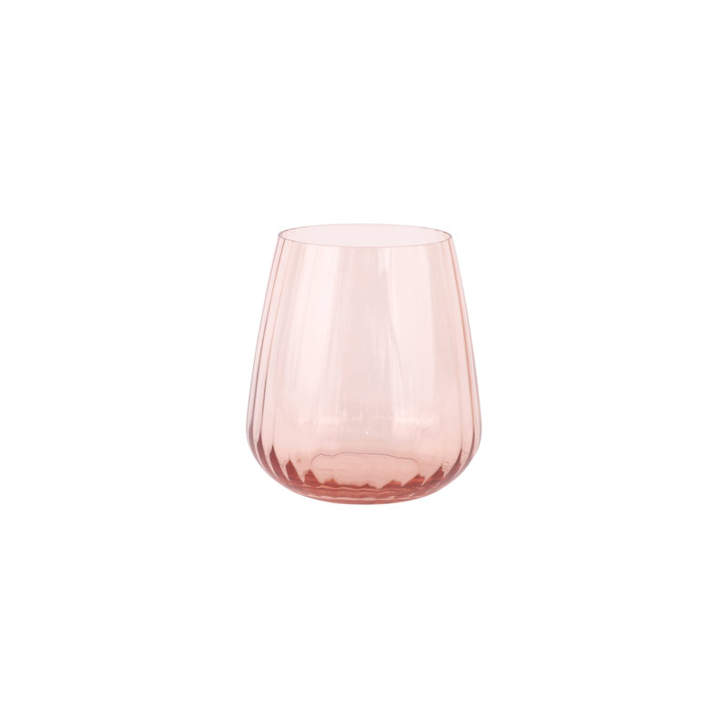 Francesca 16oz. Stemless Wine Glass, Pink