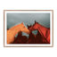 Sunset Horses Print by Coup D'Esprit