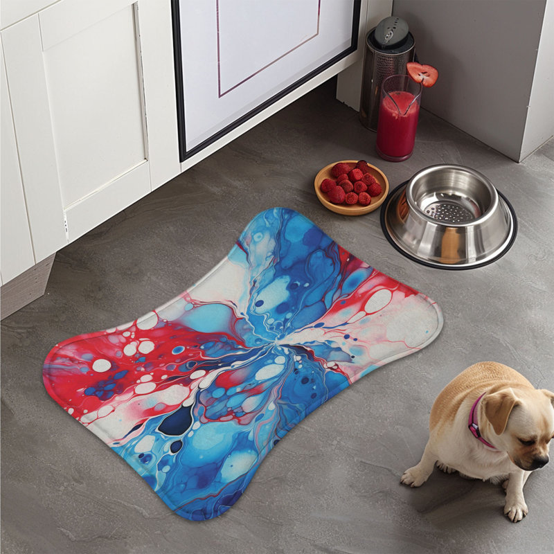 RWB Ink Art - Tapis d'alimentation en os 1 pièce