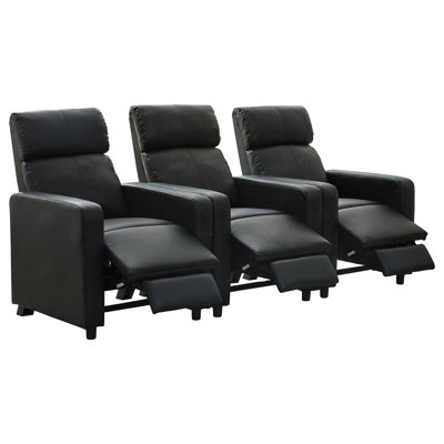 Upholstered 3-seater Home Theater