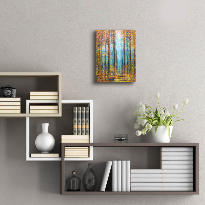 «Autumn Trees In Sparkling Sunlight» par Marc Todd, H 16 po x l 12 po x P 0,13 po