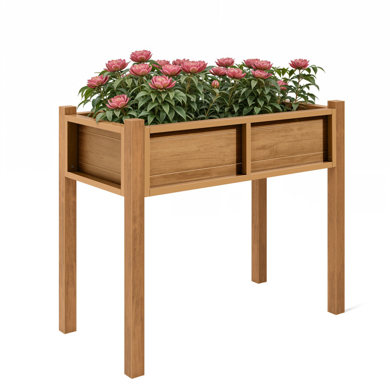 Outdoor Planter Box, Brown