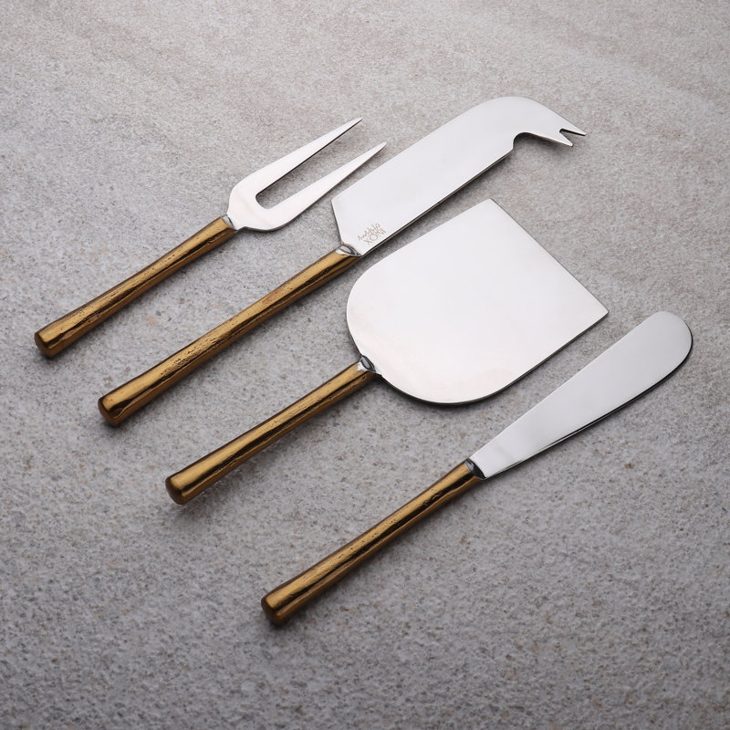 Kazu Stainless Steel Cheese Serving Set