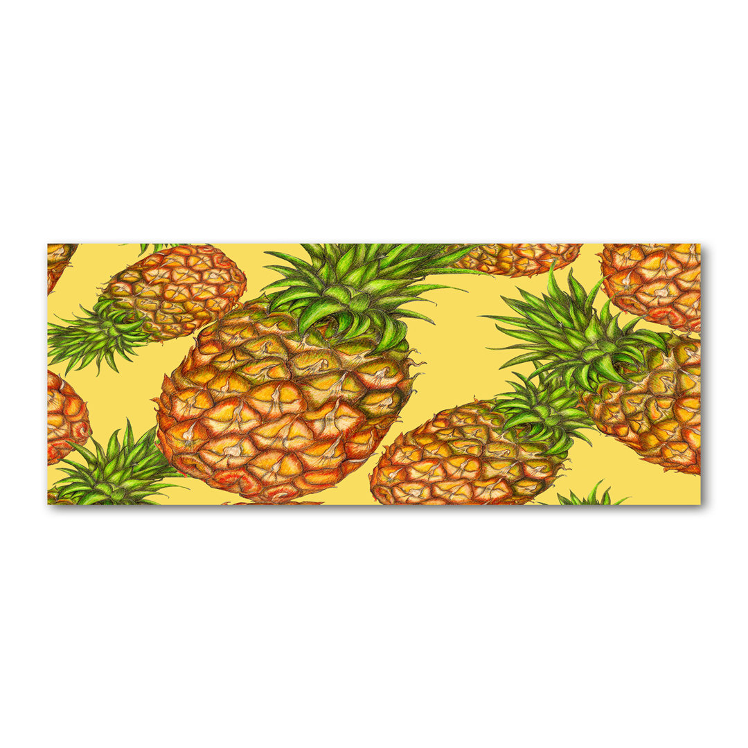 Ananas - Kunstdrucke auf Leinwand - Wrapped Canvas