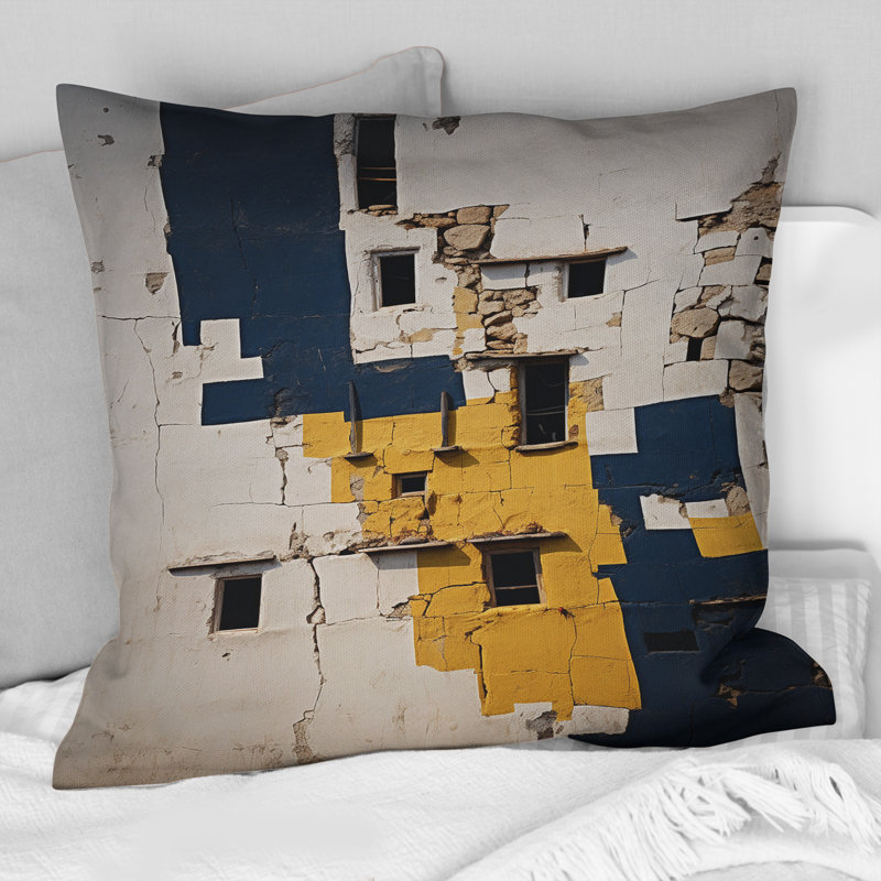 Coussin décoratif imprimé géométrique abstrait