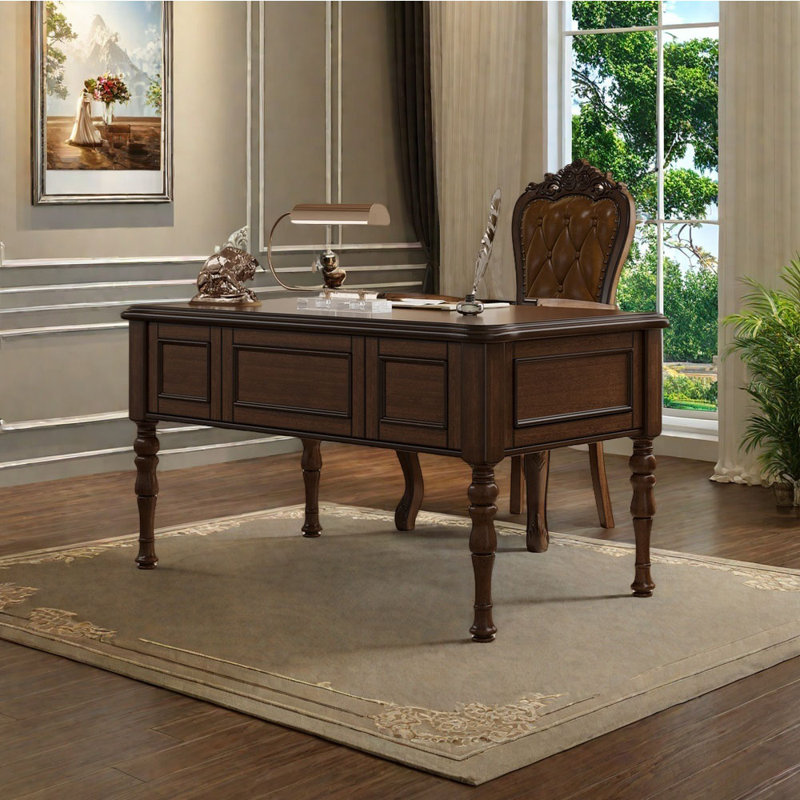 American style retro desk and chair set