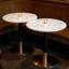 Table ronde 24 po en terrazzo de qualité commerciale pour la boulangerie, le café, le restaurant et les petits espaces-135860863