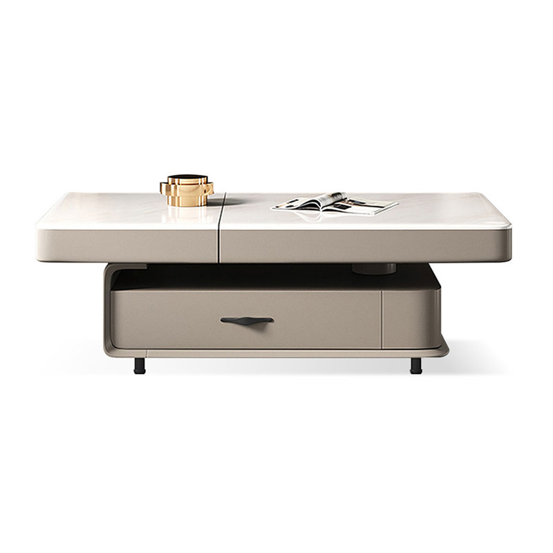 Table basse rectangulaire en bois manufacturé