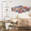 Colourful Brick Wall-773458637