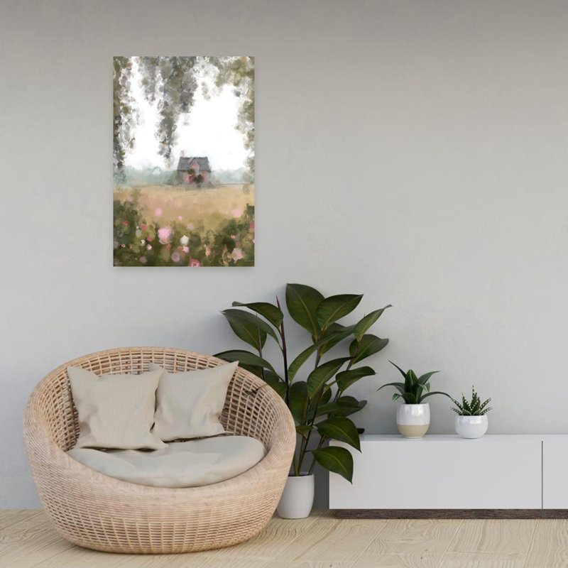 «I'm Dreaming For The I I Love Abstract Contemporary Landscape Architecture Art», H 24 po x l 16 po