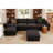 Boneless Modular Sectional Sofa, Double-Layer U-Shaped Cushion Cloud Comfort Couch-646624356-643902668