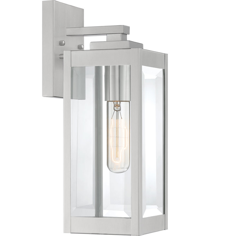 Westover Wall Light, 20" H x 7" W, Stainless Steel