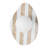 Tivoli 12" Modern Minimalist 1-Light Ovoid Marble Stripe LED Wall Sconce