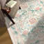Tapis floral rose / beige antidérapant lavable à la machine Bloom-1592405388-1590878324