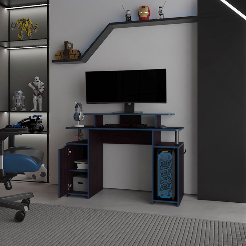 Bureau de jeu, bureau, noir