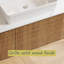 Meuble-lavabo simple moderne 35,4 po, meuble-lavabo flottant avec plateau blanc, armoire en bois massif, pré-assemblé-385345714-385345716