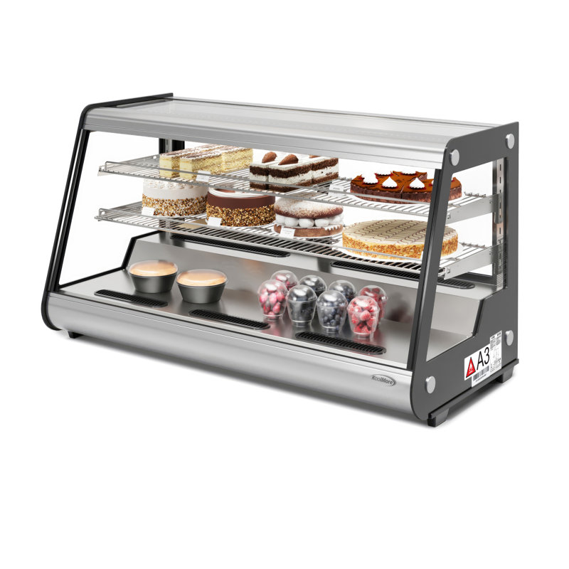 48 in. Countertop Bakery Display Refrigerator in Stainless Steel, 7 cu. ft. (CDC-7C-SS), Stainless-Steel