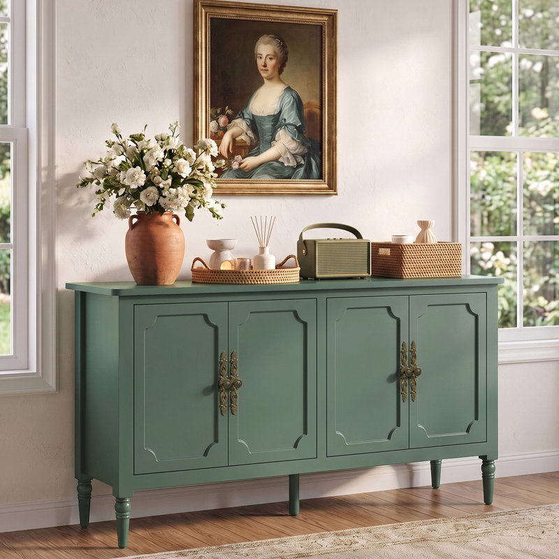 Collynns 4-Door Sideboard, Green