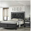 Table de chevet luxueuse 1 pièce 2 tiroirs Glam