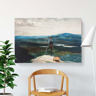 The Ranger Adirondacks by Winslow Homer - Wrapped Canvas Painting