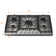 CASAINC Ge 30'' Silver Natural Gas Cooktop with 5 Burners
